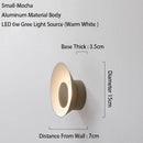 Applique murale design à LED avec coupe en métal coloré Loft