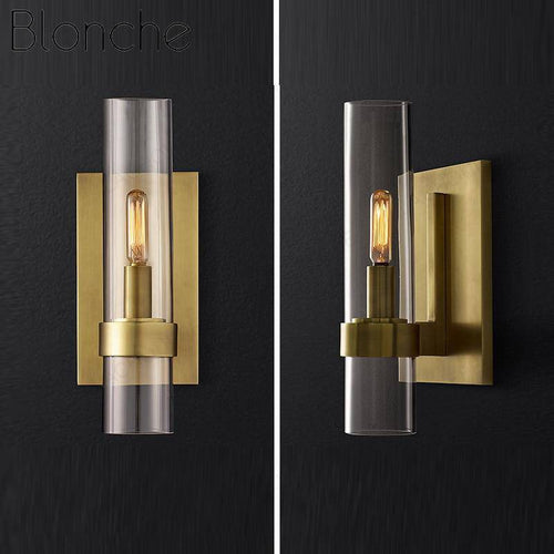 Applique murale design LED avec cylindre en verre Luxury - vue 7 sur 6