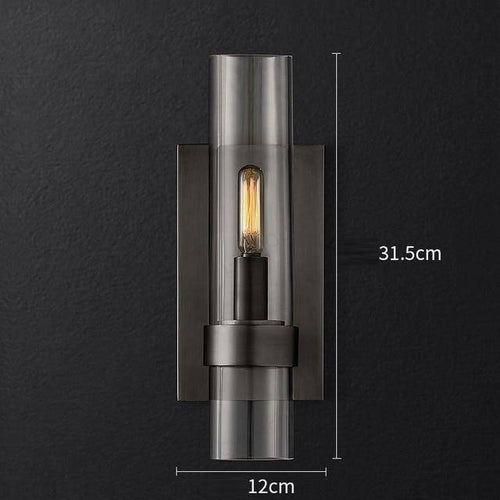 Applique murale design LED avec cylindre en verre Luxury - vue 6 sur 6