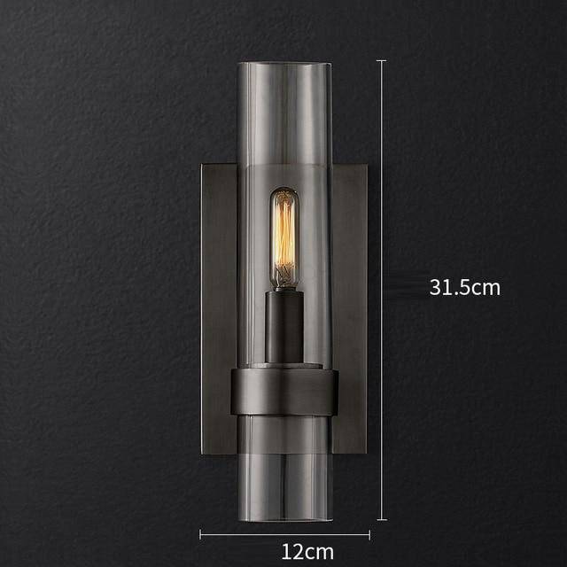 Applique murale design LED avec cylindre en verre Luxury - vue 5 sur 6