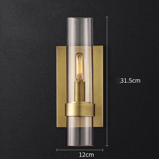 Applique murale design LED avec cylindre en verre Luxury - vue 4 sur 6