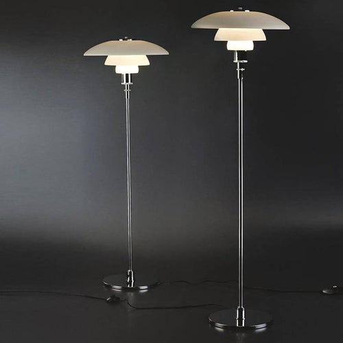 Lampadaire design à LED noir ou chromé Créative - vue 3 sur 9
