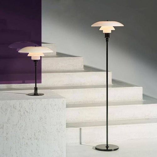 Lampadaire design à LED noir ou chromé Créative - vue 4 sur 9