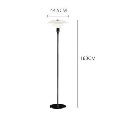 Lampadaire design à LED noir ou chromé Créative - vue 5 sur 9