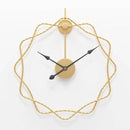 Horloge murale design étoiles décalées en métal 50cm Decor