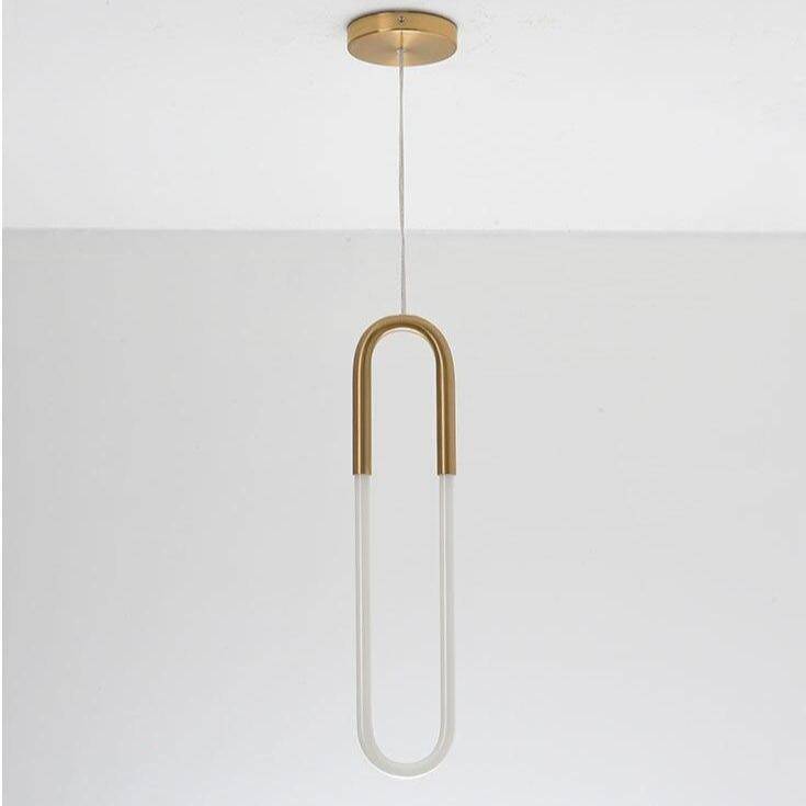 Suspension design moderne LED en anneau allongé Hang - vue 9 sur 9