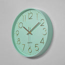 Horloge murale moderne ronde colorée 30cm