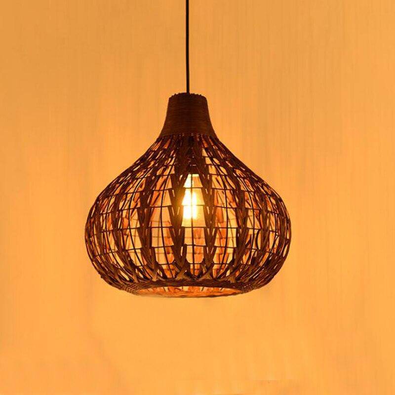 Suspension en bambou marron foncé Rattan - vue 5 sur 5