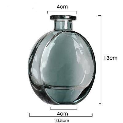 Vase en verre cristal coloré style parfumerie - vue 15 sur 19