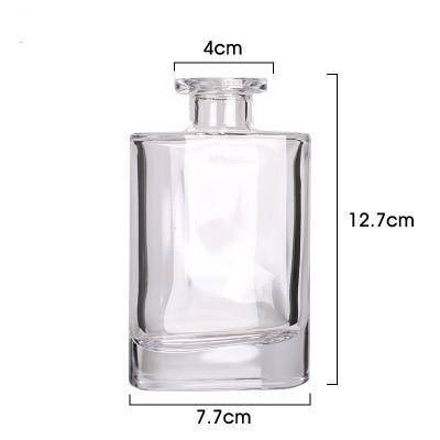 Vase en verre cristal coloré style parfumerie - vue 19 sur 19