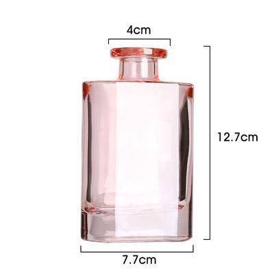 Vase en verre cristal coloré style parfumerie - vue 12 sur 19