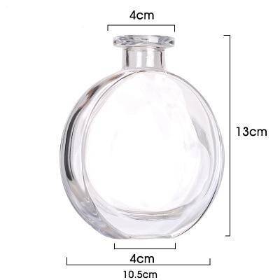 Vase en verre cristal coloré style parfumerie - vue 18 sur 19