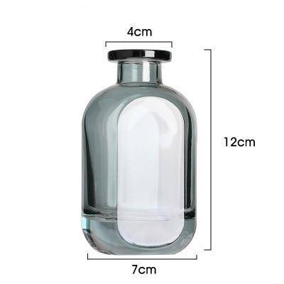 Vase en verre cristal coloré style parfumerie - vue 10 sur 19