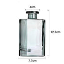 Vase en verre cristal coloré style parfumerie