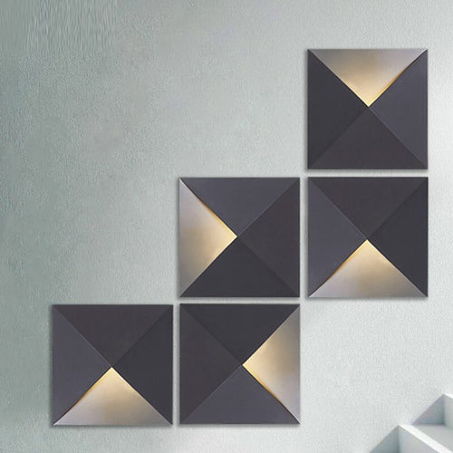 Applique murale moderne design en forme d'enveloppe Wally - vue 4 sur 5