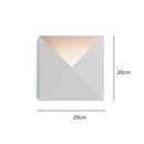 Applique murale moderne design en forme d'enveloppe Wally