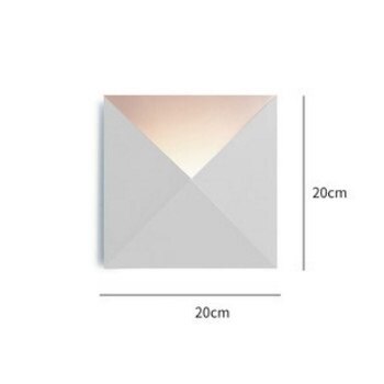 Applique murale moderne design en forme d'enveloppe Wally - vue 4 sur 5