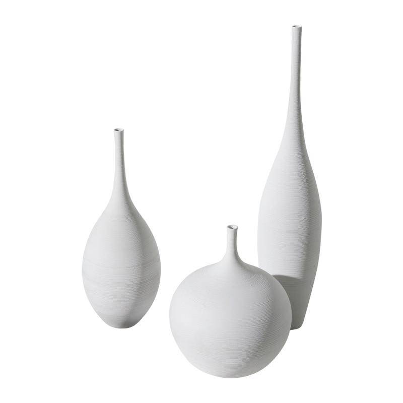 Vase design en céramique style minimaliste Zen - vue 5 sur 11