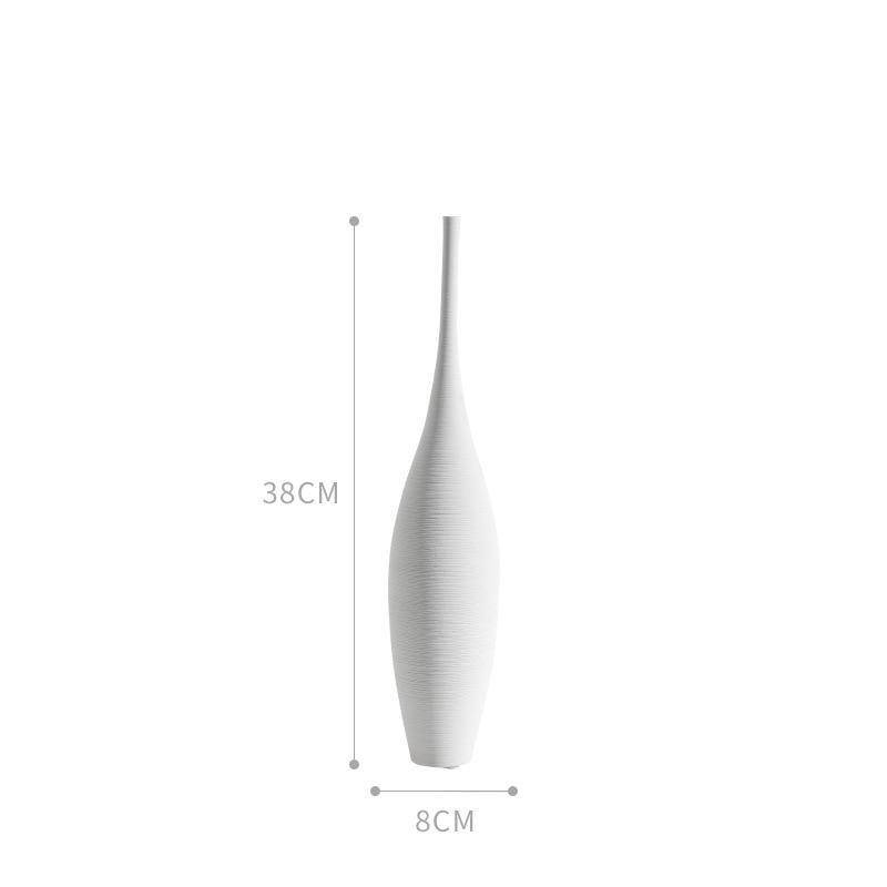 Vase design en céramique style minimaliste Zen - vue 6 sur 11