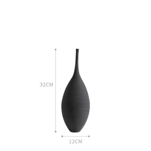 Vase design en céramique style minimaliste Zen - vue 8 sur 11
