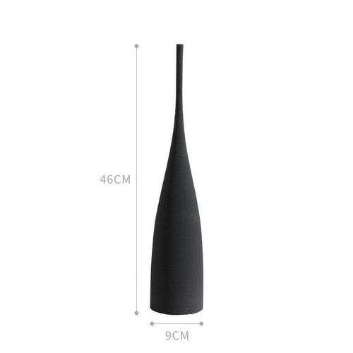 Vase design en céramique style minimaliste Zen - vue 9 sur 11