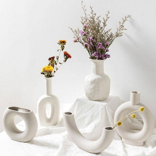 Vase moderne en céramique japonaise style Zen - vue 4 sur 16
