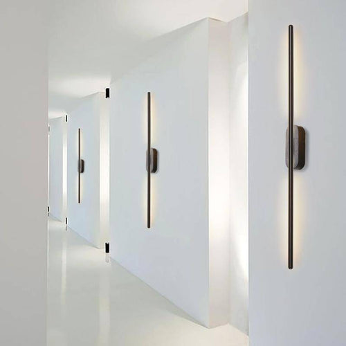 Applique murale design LED avec long tube en aluminium Luxury - vue 4 sur 5