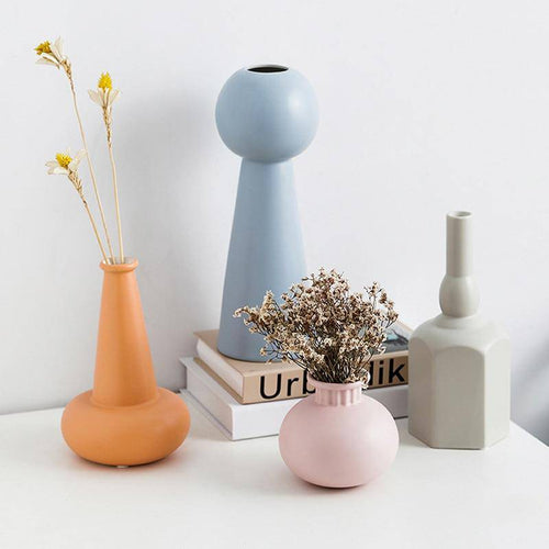 Vase design en céramique colorée style Bonsai - vue 3 sur 14