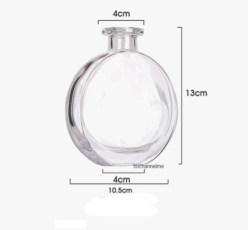 Vase en verre cristal coloré style parfumerie - vue 18 sur 19