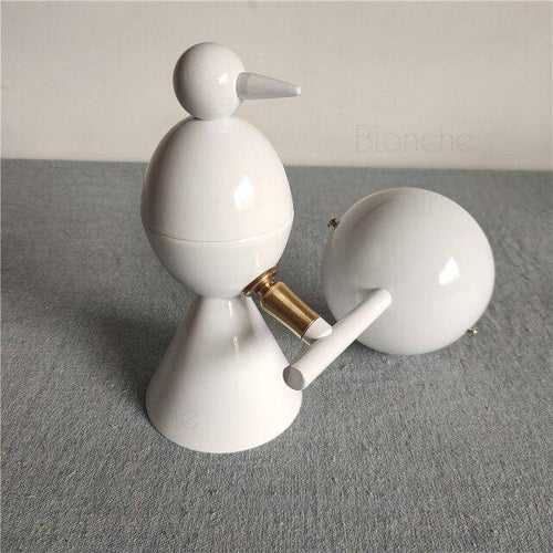 Applique murale moderne LED en forme d'oiseau géométrique - vue 5 sur 6