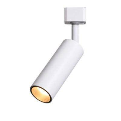 Spot moderne LED cylindre en aluminium Rail - vue 3 sur 6