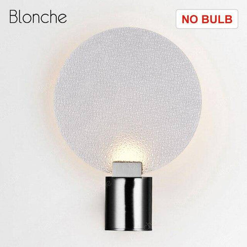 Applique murale design LED en métal avec disque en verre Sconce - vue 6 sur 7