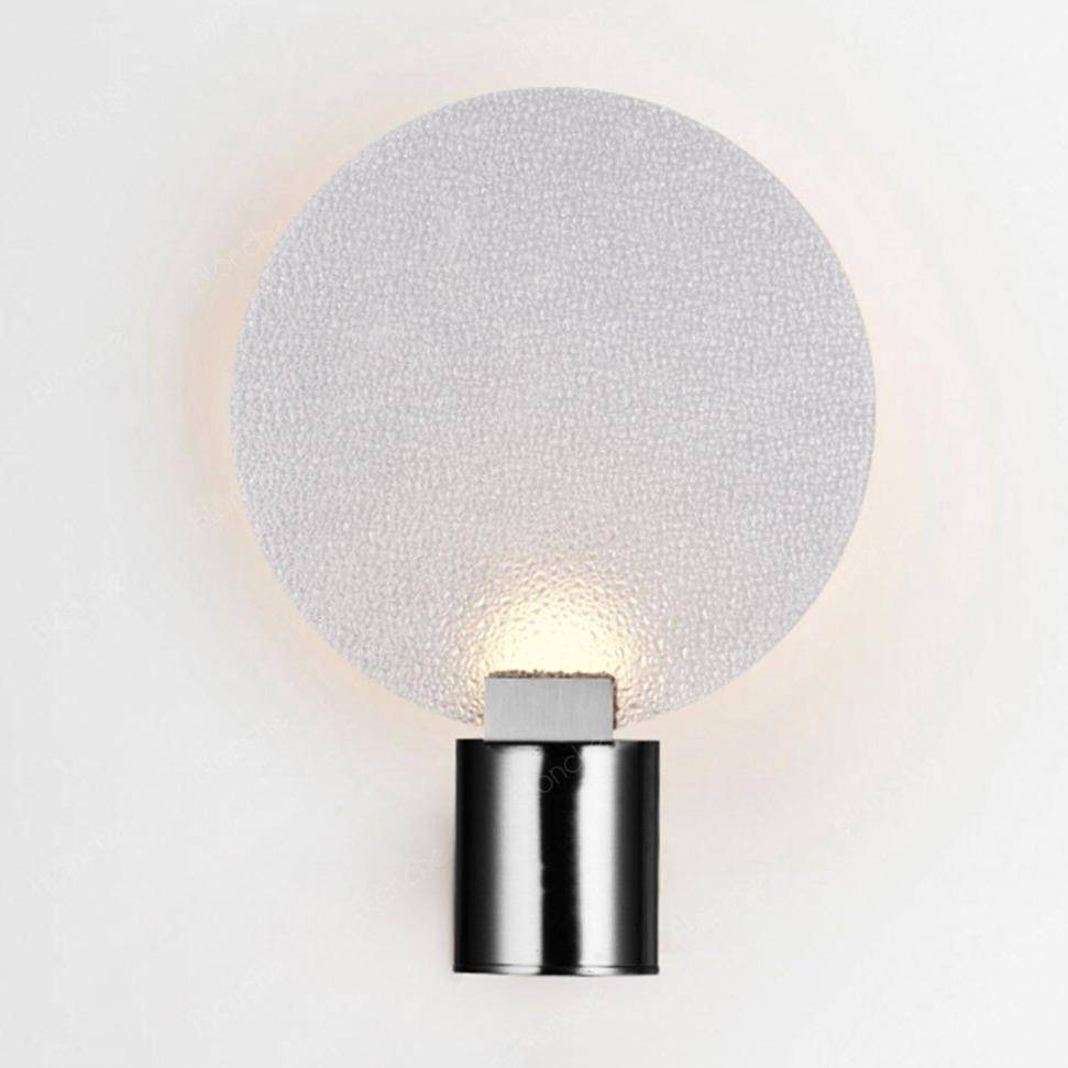 Applique murale design LED en métal avec disque en verre Sconce - vue 4 sur 7