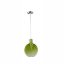Suspension moderne LED en verre coloré Paddle