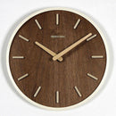 Horloge murale ronde en bambou 30cm Bar