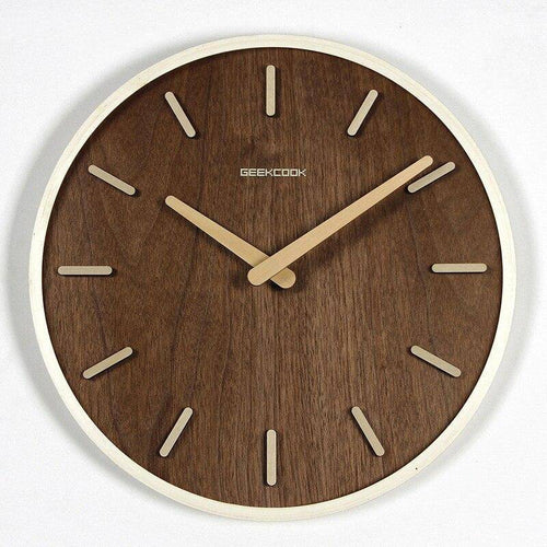 Horloge murale ronde en bambou 30cm Bar - vue 7 sur 6
