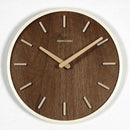 Horloge murale ronde en bambou 30cm Bar