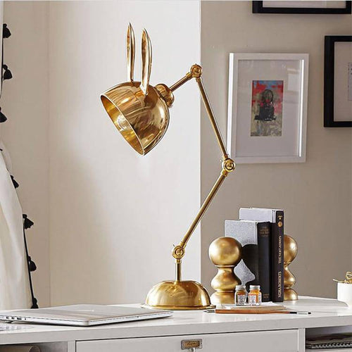 Lampe à poser LED à oreilles métalliques Lapin ou Chat - vue 5 sur 11