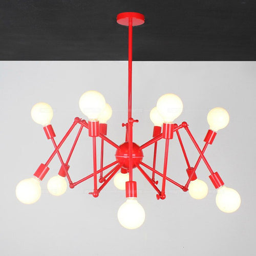 Lustre design en métal avec bras articulés ajustables Spike - vue 6 sur 6