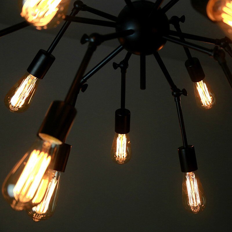 Lustre design en métal avec bras articulés ajustables Spike - vue 6 sur 6