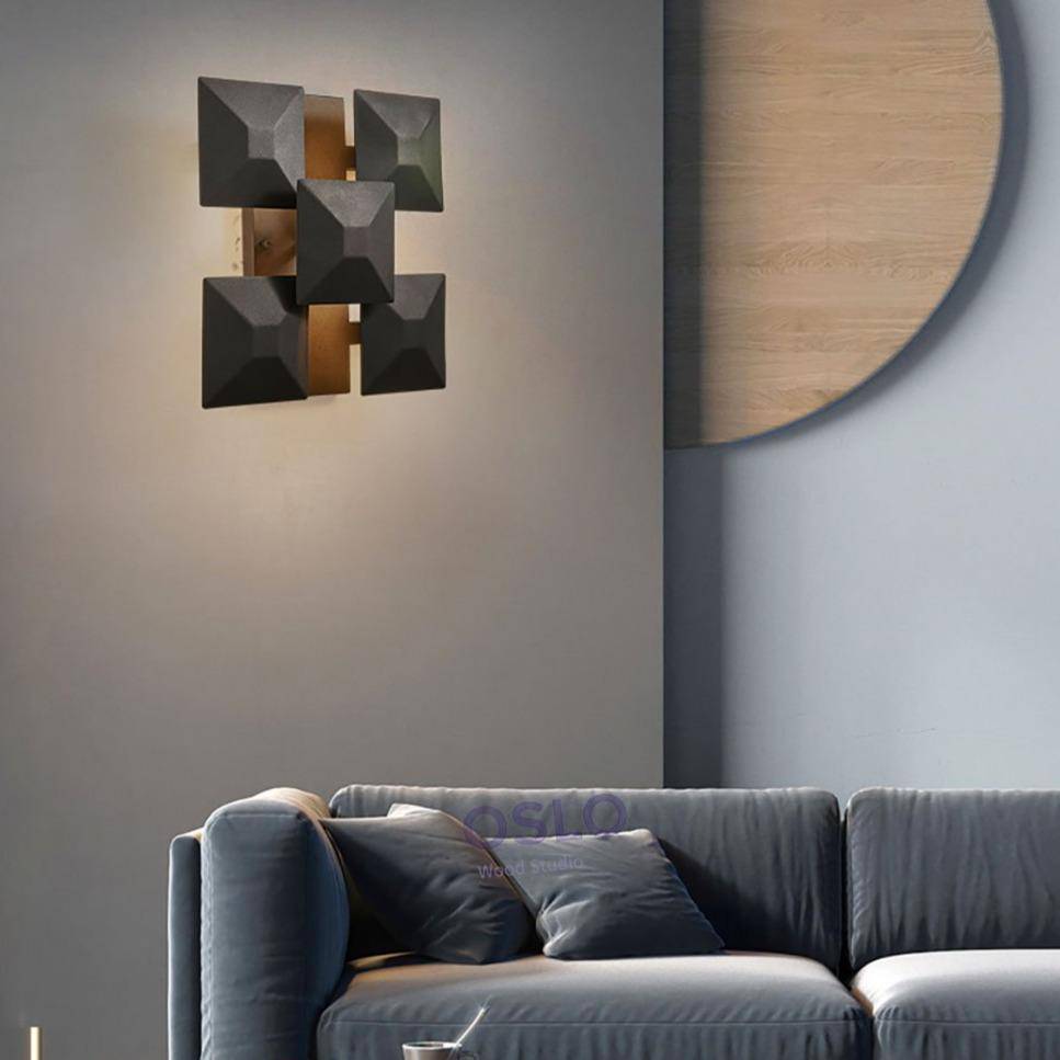 Applique murale design LED au style mur de carreaux Light - vue 2 sur 5