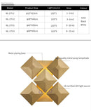 Applique murale design LED au style mur de carreaux Light
