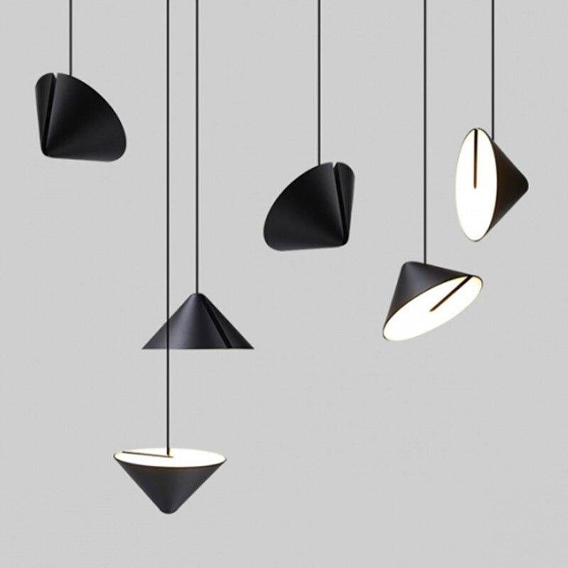 Suspension design LED de forme triangulaire style Hang - vue 4 sur 5