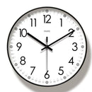 Horloge murale ronde avec chiffres noirs Minute