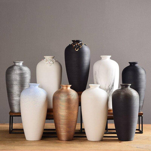 Vase design aux formes arrondies Luxury - vue 5 sur 14