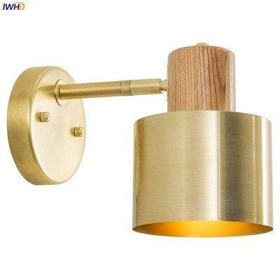 Applique murale design à LED abat-jour cylindrique doré Light - vue 3 sur 4