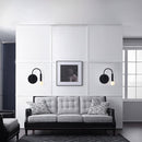 Applique murale moderne LED en forme d'arc métallique Iraide