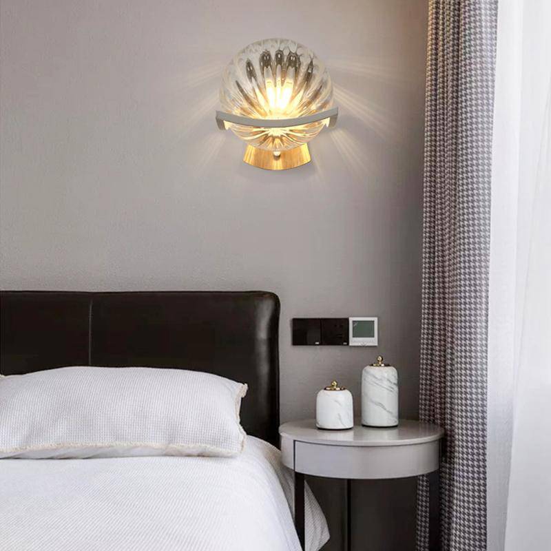 Applique murale design LED boule en verre cristal Luxury - vue 4 sur 4