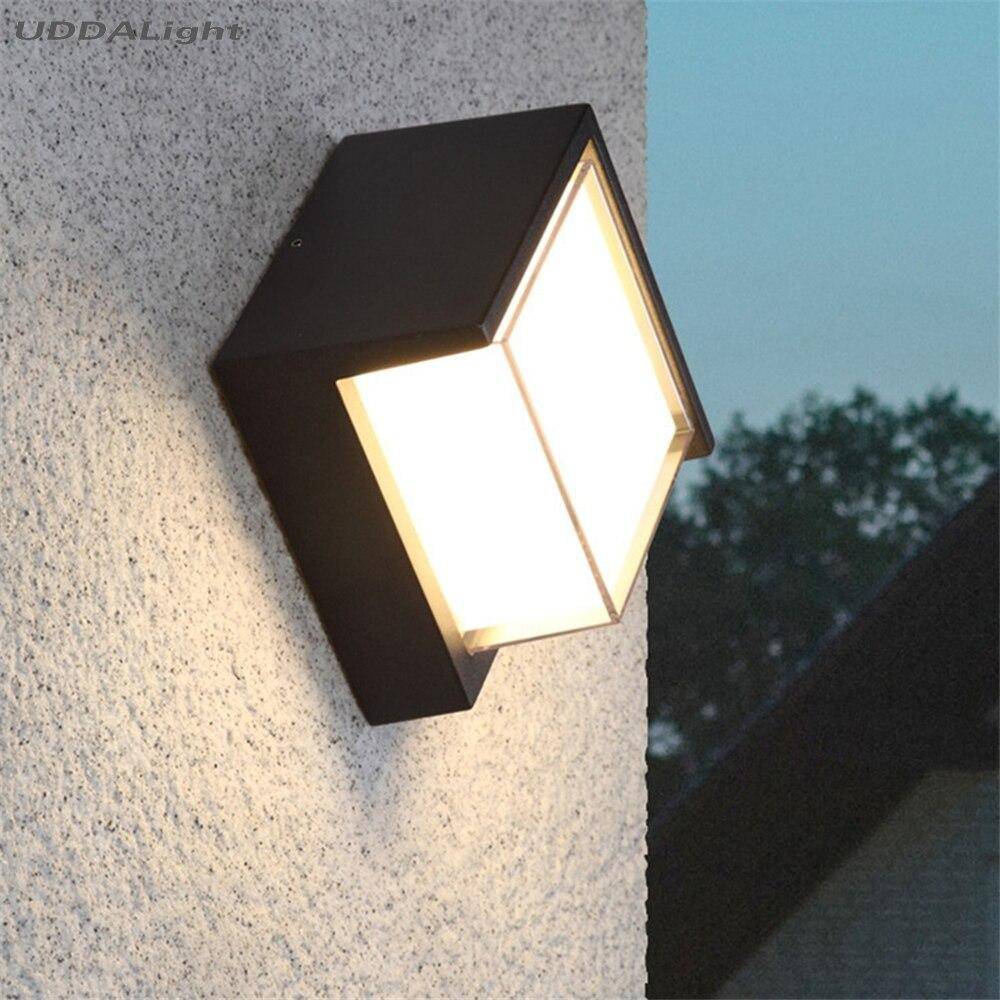Applique extérieur LED ronde noire Porch - vue 3 sur 4