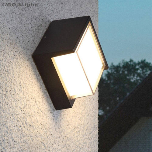 Applique extérieur LED ronde noire Porch - vue 4 sur 4